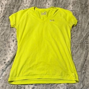 Under Armour Yellow Athletic Shirt